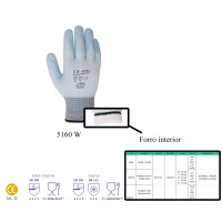 Guante Forrado con Nitrilo 5160W