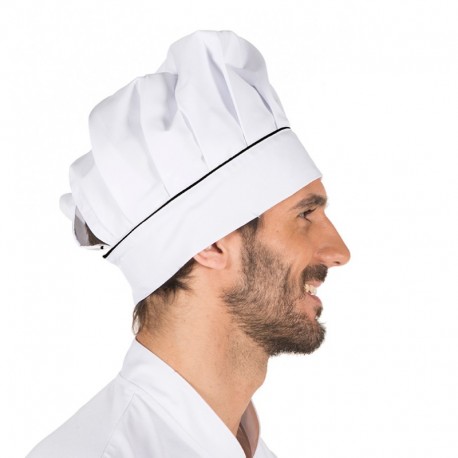 GORRO GRAN CHEF CON VELCRO Y VIVO COLOR